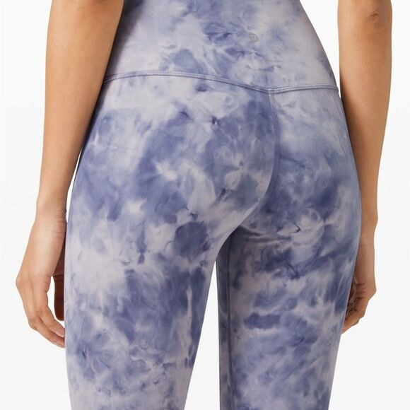 RARE Lululemon Align Pants Size 4 DIIP Diamond Dye Iced Iris Peri Purple - Picture 3 of 11